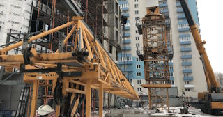 Демонтаж башенного крана в Арсеньеве - услуги по демонтажу от Сварной-Рсн от 1581 руб.
